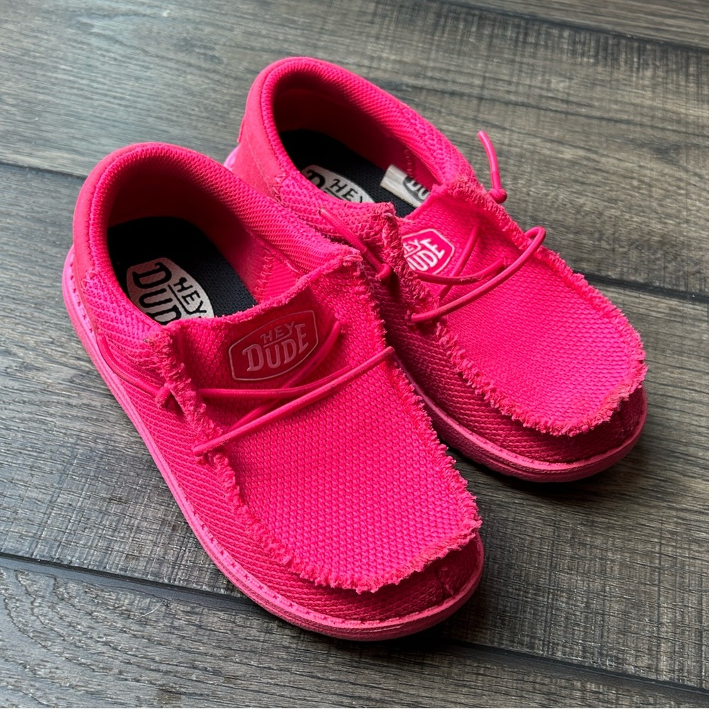 Hey Dude Pink Moccasin Shoes Slip-Ons
